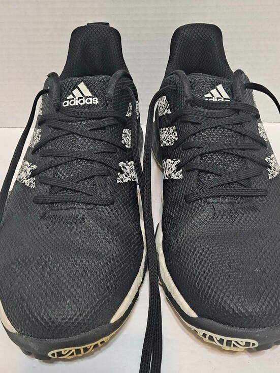 Adidas Codechaos 22 Spikeless Golf Shoes Black and White Oreo Size 10 EUC